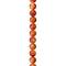 12 Pack: Orange Swirl Ceramic Round Beads, 10mm by Bead Landing™